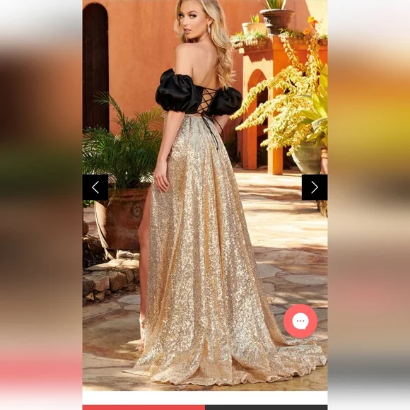 Prom dress 2 piece - Picture 5 of 7